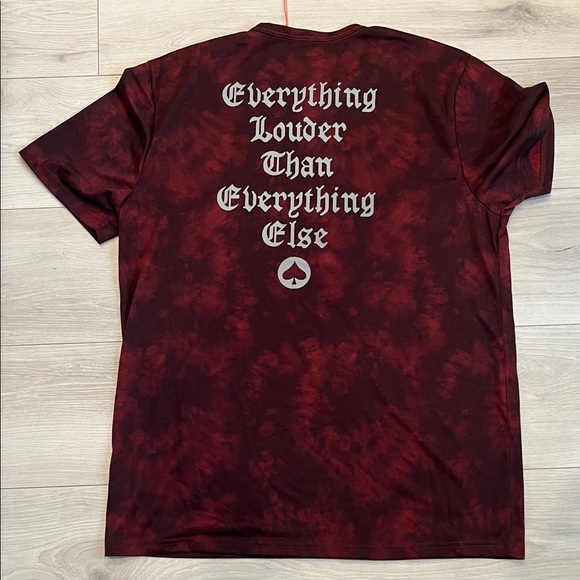 Motörhead Roark Graphic Tee Shirt Men’s Large Burgundy Tie-Dye Rock Band New - Picture 3 of 14